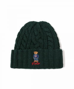 ▲POLO RALPH LAUREN / Polo Bear Cable-Knit Beanie