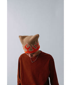 ▲VAPORIZE / Fire Beanie