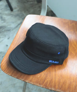 ▲BEAMS / リブ切替 ワーク キャップ