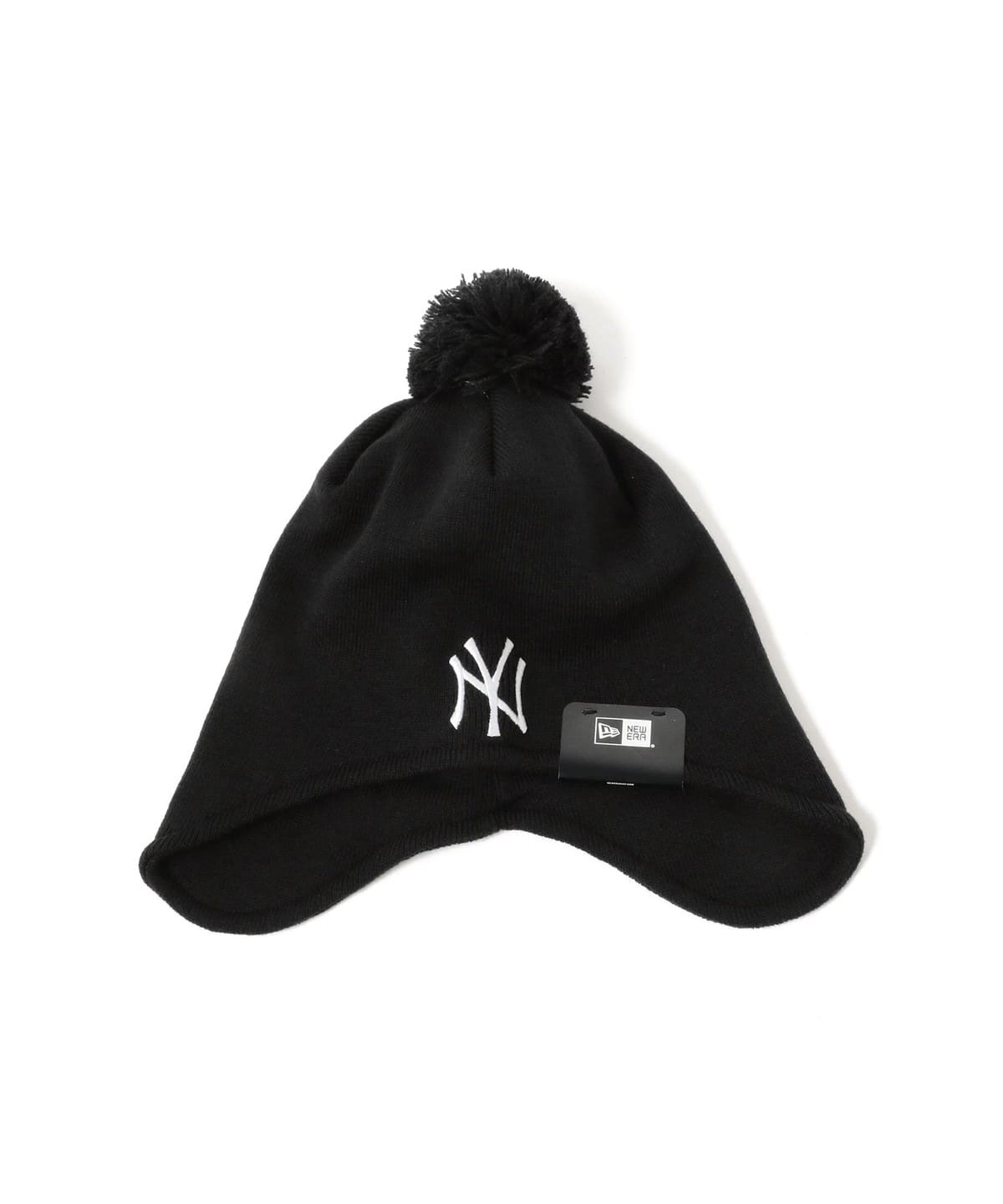 BEAMS（ビームス）NEW ERA × BEAMS / 別注 Ear Flap Pom-Pom Knit Cap