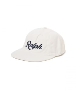 ▲POLO RALPH LAUREN / Appliqued Twill Ball Cap WHITE