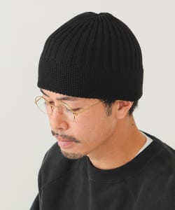 BEAMS / 男裝 棉質 羅紋 針織毛帽