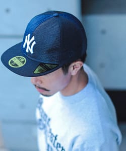 NEW ERA × BEAMS / 別注 男裝 拼接 網布 59FIFTY 棒球帽