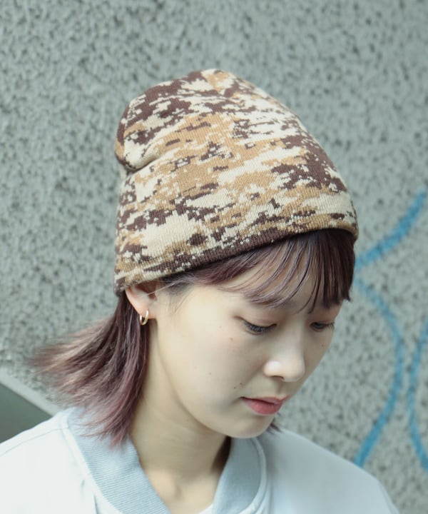 BEAMS Digital Camo Watch Cap (Hat, Knit BEAMS) for sale | BEAMS