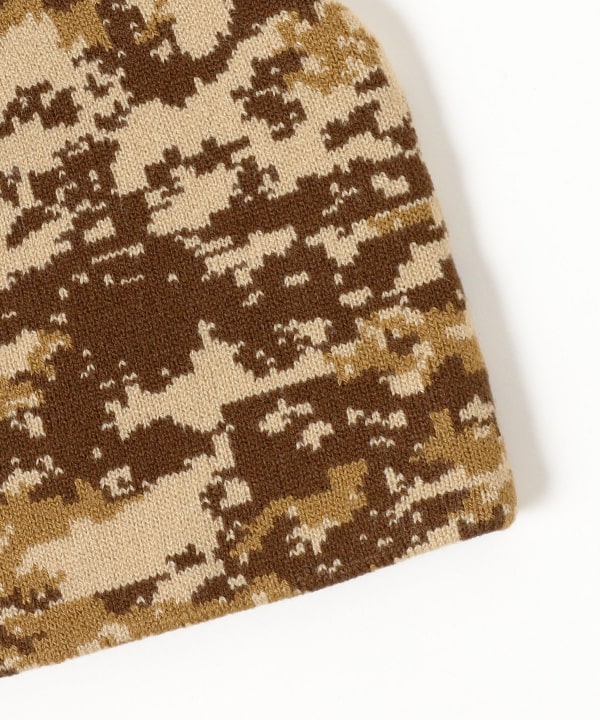 BEAMS（ビームス）デジカモ ワッチキャップ（帽子 ニット