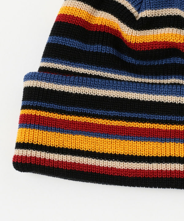 BEAMS Multi-Border Watch Cap (Hat BEAMS Knit Cap) for sale