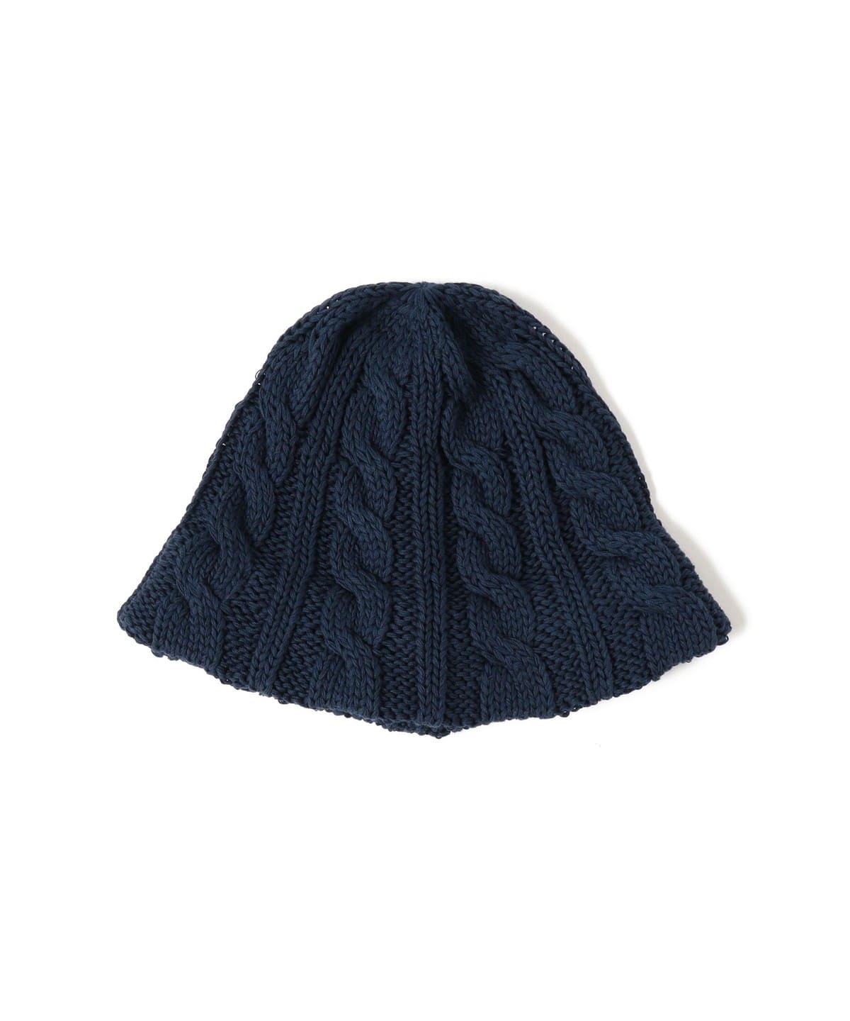 【別注】HICOSAKA ヒコサカ / COTTON ACRYLIC CABLE HAT 帽子 MEN NAVY ONE SIZE 【別注】HICOSAKA ヒコサカ / COTTON ACRYLIC CABLE HAT 帽子 MEN NAVY ONE SIZE