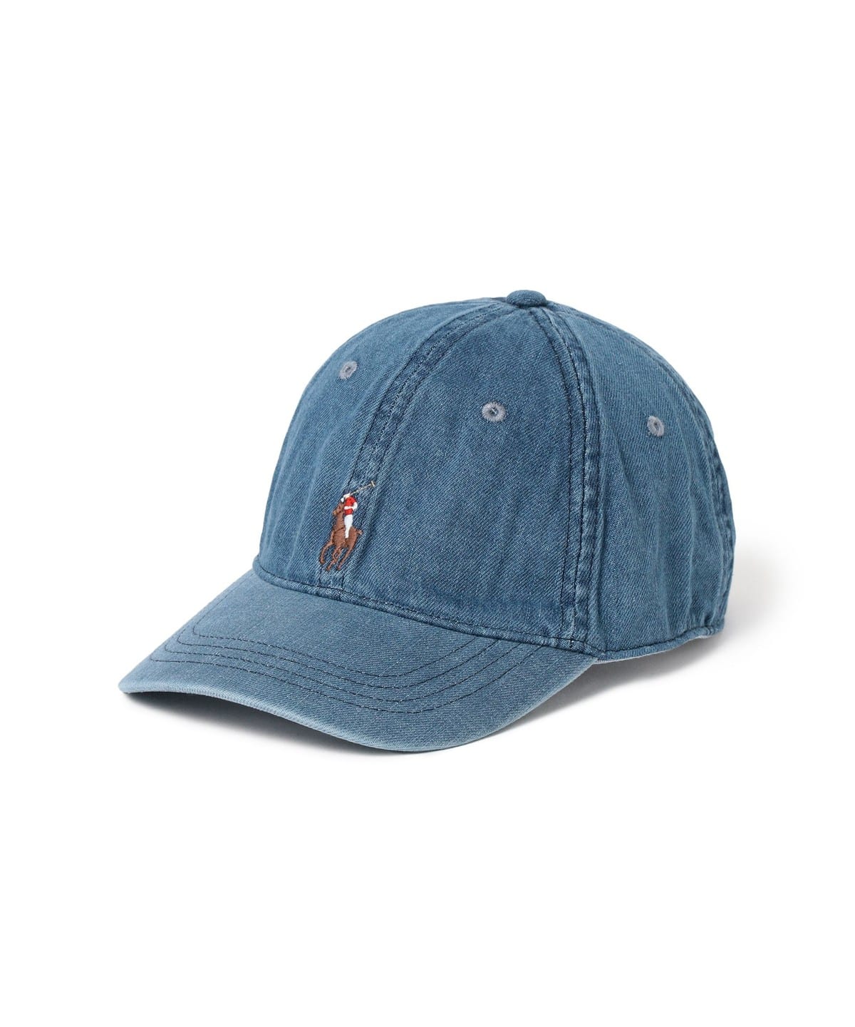 POLO RALPH LAUREN ポロ ラルフ ローレン / Indigo Denim Ball Cap 帽子 MEN MEDIUM WASH ONE SIZE POLO RALPH LAUREN ポロ ラルフ ローレン / Indigo Denim Ball Cap 帽子 MEN MEDIUM WASH ONE SIZE