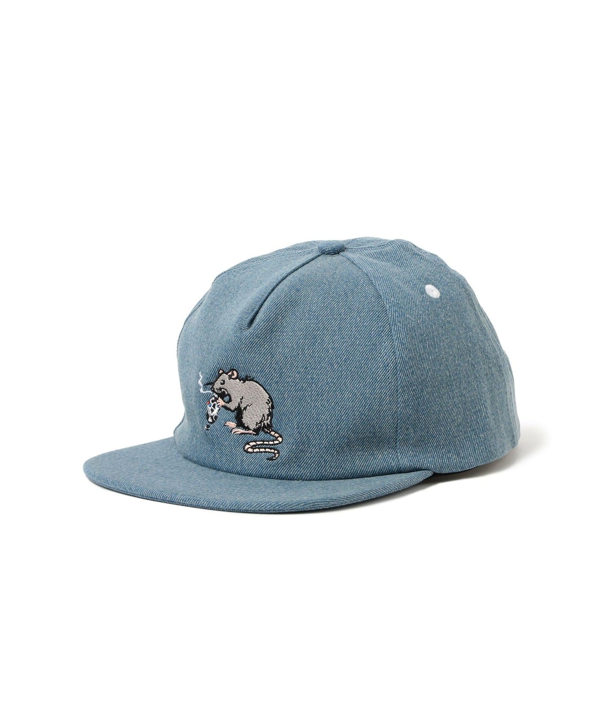 REAL リアル / STREET CLEANER SNAPBACK CAP 帽子 MEN BLEACHED DENIM FREE