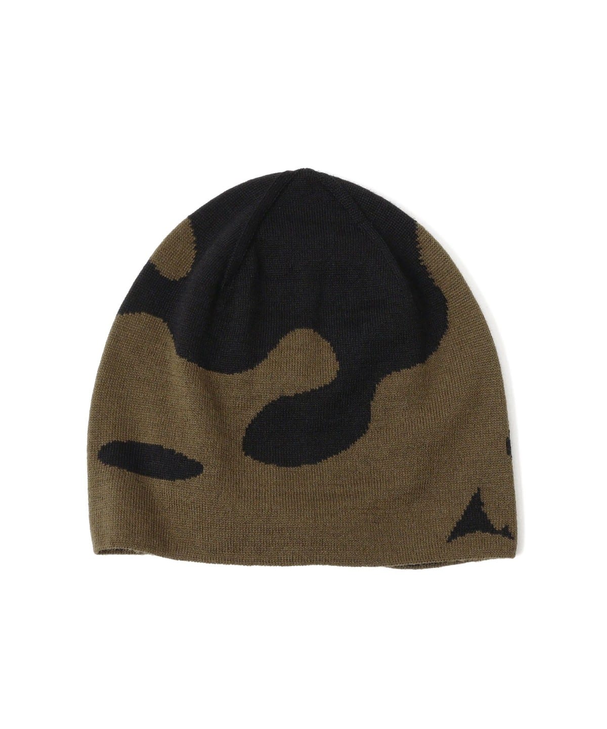 ROA ブラウン ブラック 迷彩 ニット帽 BEAMS（ビームス）ROA / Magma Wool Beanie（帽子 ニットキャップ