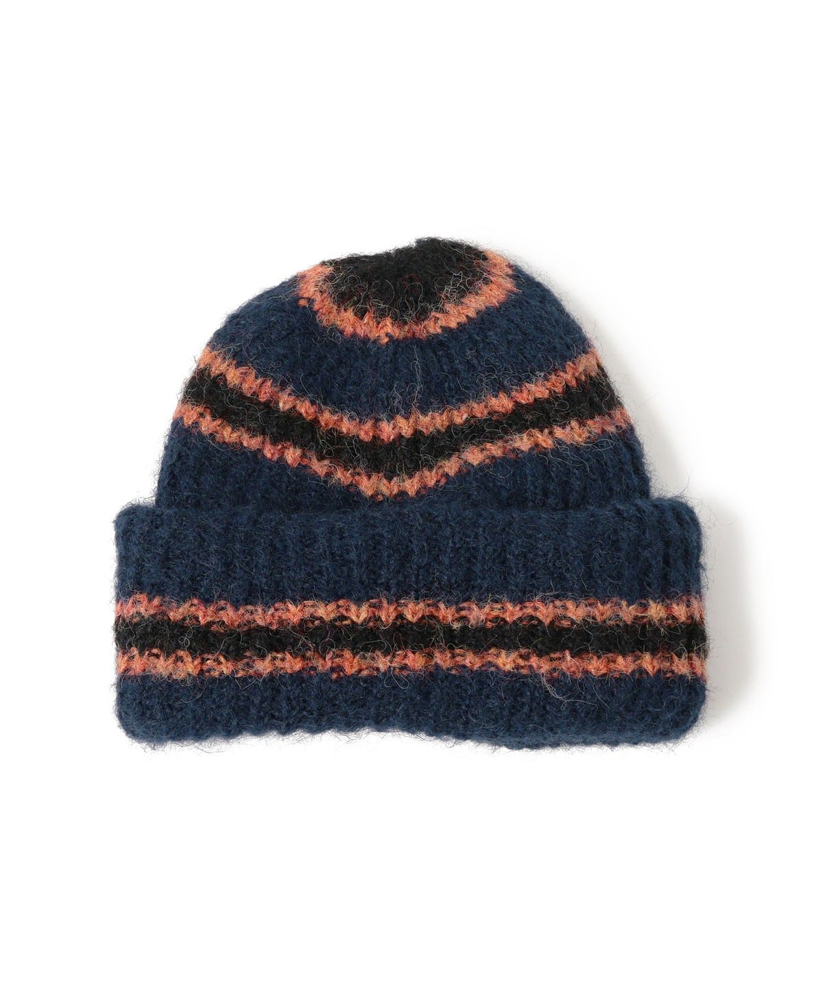 BEAMS Shaggy Border BEAMS Cap (Hat, Knit Cap) Available Online at