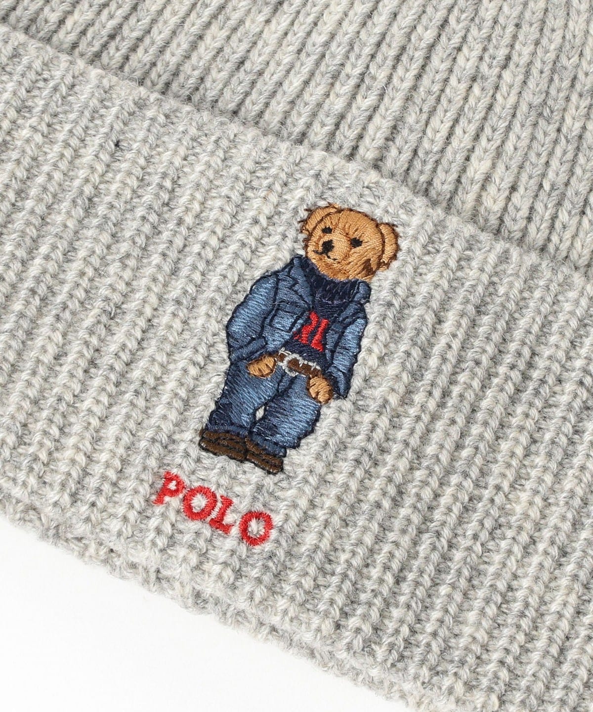 BEAMS（ビームス）POLO RALPH LAUREN / SOLID DENIM BEAR BEANIE（帽子