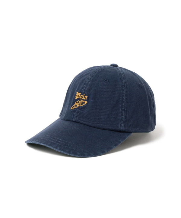 POLO RalphLauren エンブロイダリーツイルボールキャップ　ネイビー POLO RALPH LAUREN キャップ 帽子 ドッグエンブロイダリー