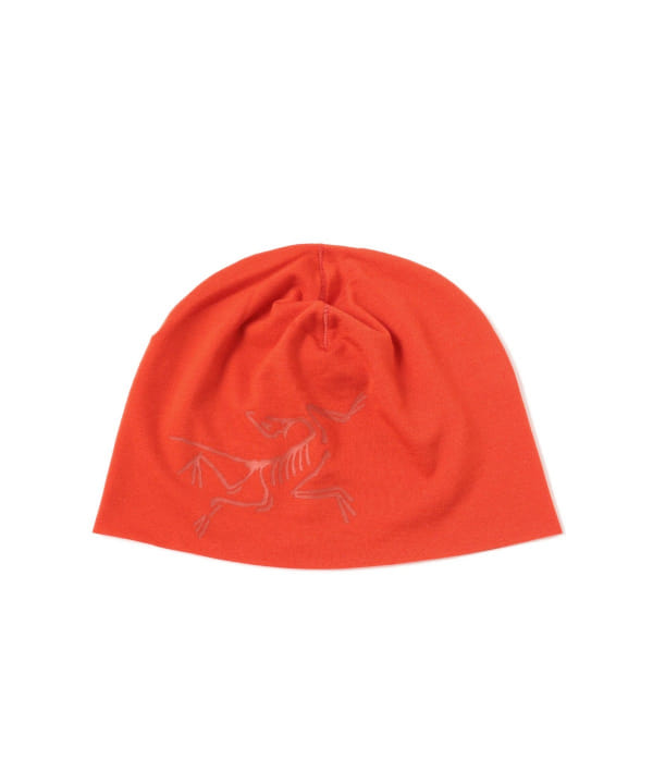 y2k ARC'TERYX ビーニー 赤 Arc'teryx☆ロゴ 暖かメリノウール混 ニット帽 BIRD HEAD TOQUE