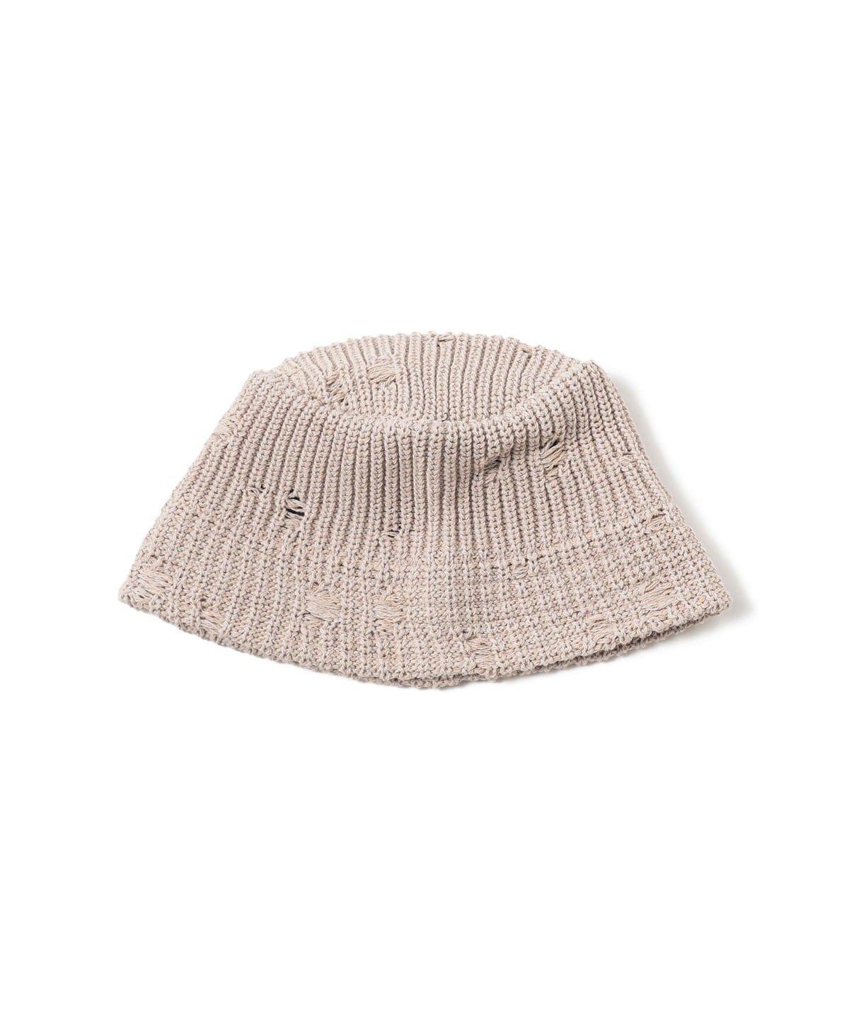 BEAMS（ビームス）RACAL / Damage Knit Bucket Hat（帽子 ニット