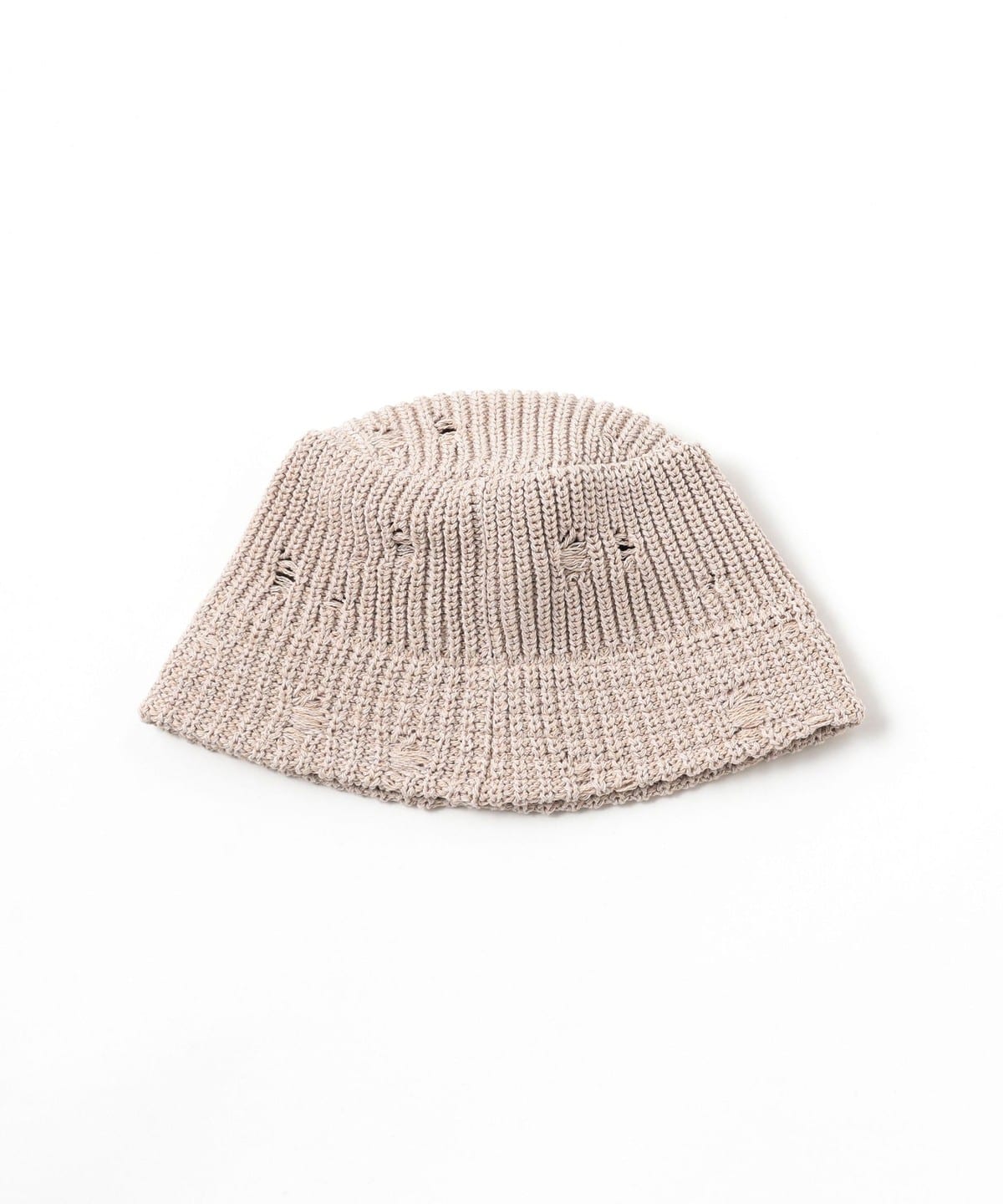 BEAMS（ビームス）RACAL / Damage Knit Bucket Hat（帽子 ニット
