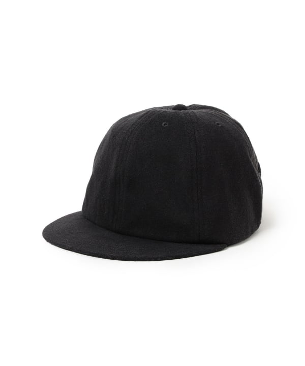 COMOLIのシルクネックキャップキャップ(ブラック) BEAMS（ビームス）COMOLI / シルクネップ キャップ（帽子 キャップ