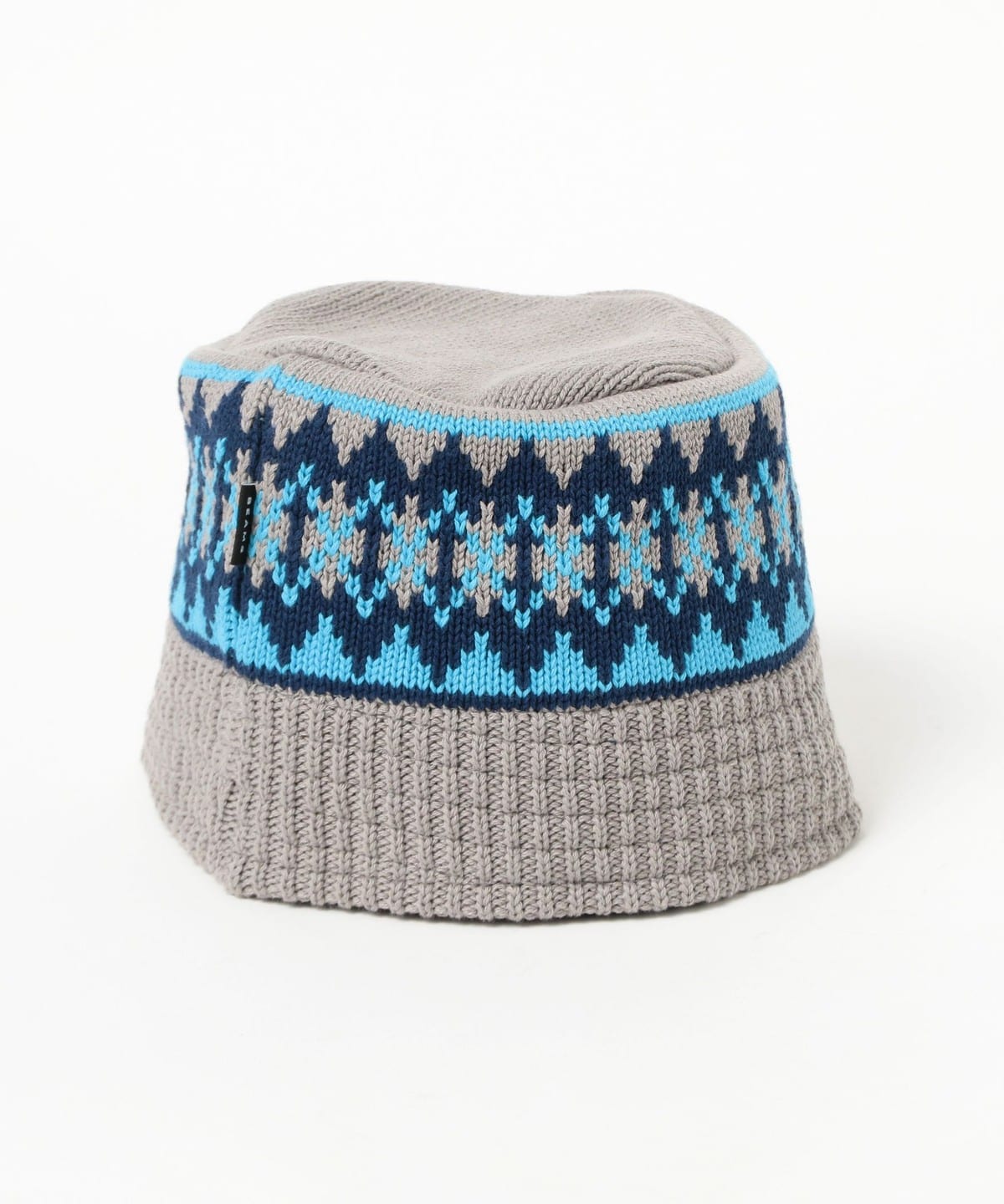 BEAMS（ビームス）ダイア ジャカード ニット バケットハット（帽子