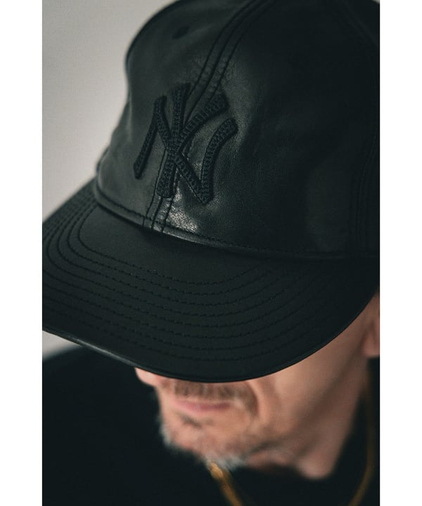 【別注】NEW ERA / PC-9FIFTY レザーキャップ