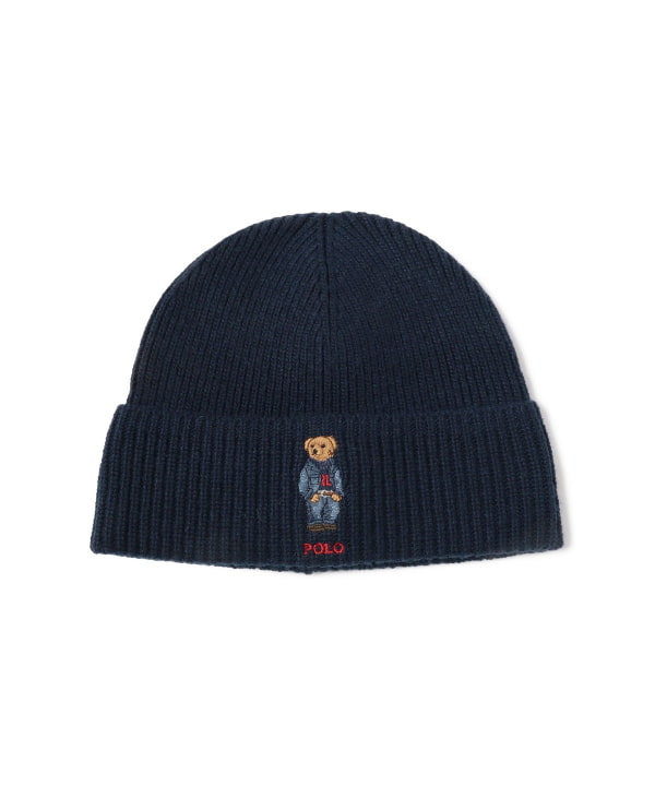 POLO RALPH LAUREN / ソリッド デニム ベア ビーニー