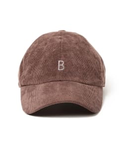 ▲BEAMS / 刺繍コーデュロイキャップ