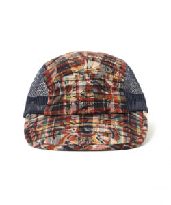 ▲BEAMS PLUS / バティック柄 メッシュキャップ
