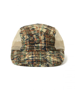 ▲BEAMS PLUS / バティック柄 メッシュキャップ