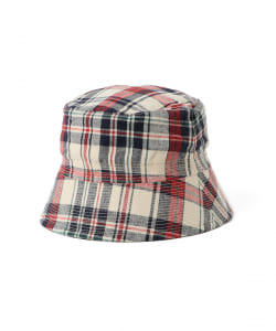▲INFIELDER DESIGN × BEAMS / チェック セーラー バケット ハット