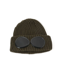▲C.P. Company / ribbed-knit goggle ビーニー