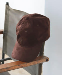 ▲NEW ERA × BEAMS / 別注 チビロゴ フェイクスエード キャップ