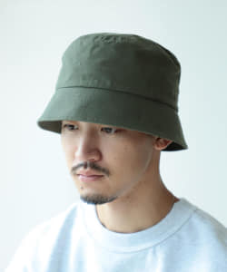 ▲BEAMS / コットンリップストップ バケットハット