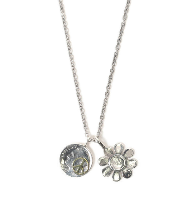 BEAMS（ビームス）NORTH WORKS / Flower Coin Necklace（アクセサリー ...