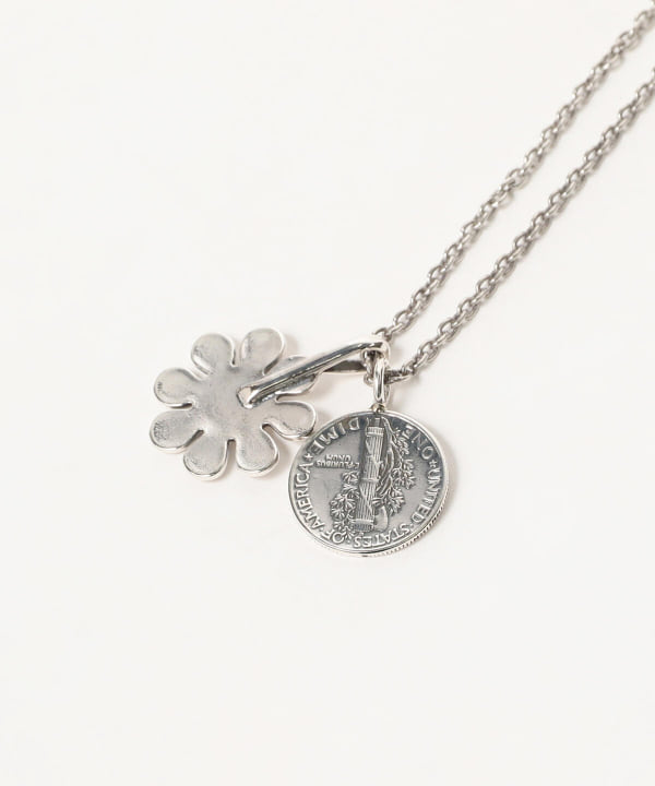 BEAMS（ビームス）NORTH WORKS / Flower Coin Necklace（アクセサリー ...