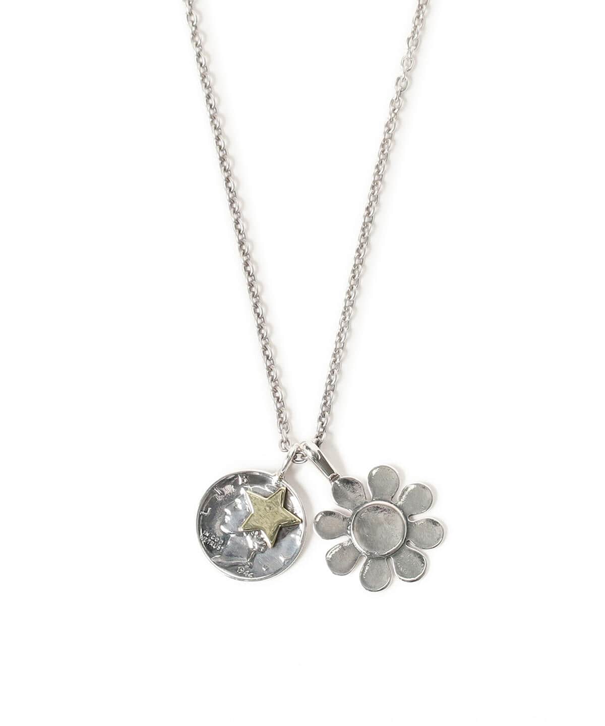 NORTH WORKS ノースワークス / Flower Coin Necklace アクセサリー MEN - FREE NORTH WORKS ノースワークス / Flower Coin Necklace アクセサリー MEN - FREE