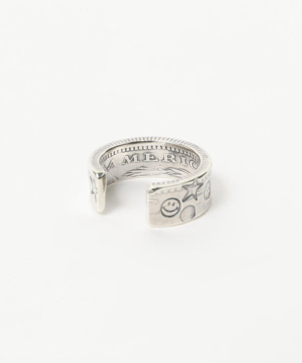 BEAMS NORTH WORKS × BEAMS / Special order 1$ Stamp ring (accessory 