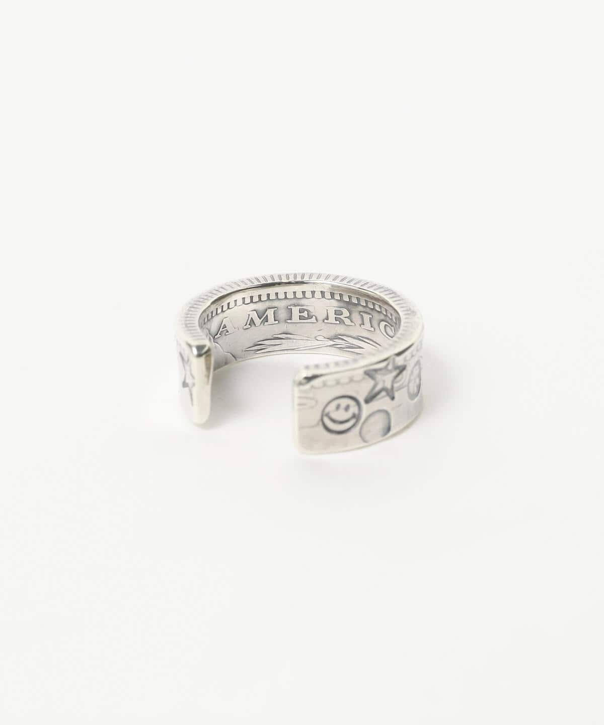 BEAMS NORTH WORKS × BEAMS / Special order 1$ Stamp ring (accessory