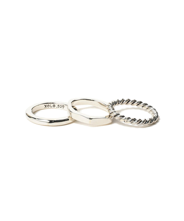 BEAMS XOLO JEWELRY / Triple Ring (accessory ring) mail BEAMS | BEAMS