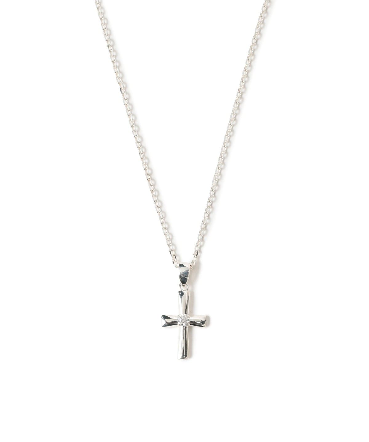 SHRINE / CROSS NECKLACE アクセサリー MEN SILVER ONE SIZE SHRINE / CROSS NECKLACE アクセサリー MEN SILVER ONE SIZE