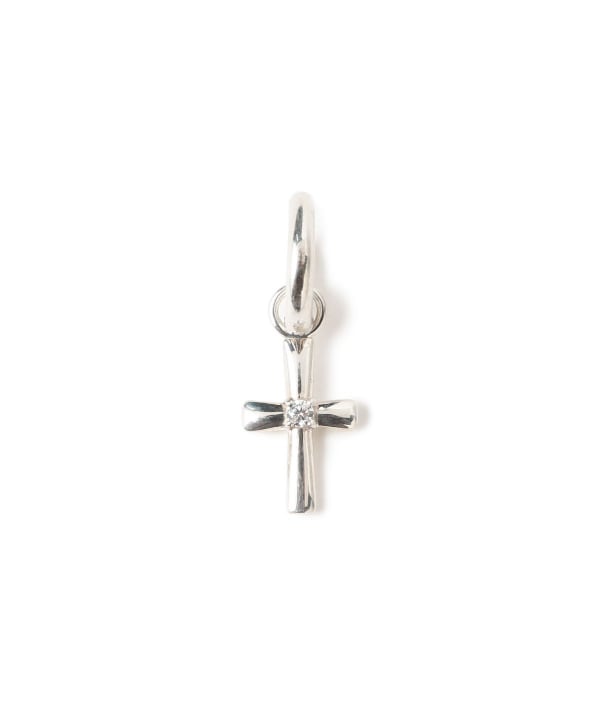 SHRINE ピアス　シルバー b-0460 四芒星形のシルバーピアス ひし形 ピアス 星 金属