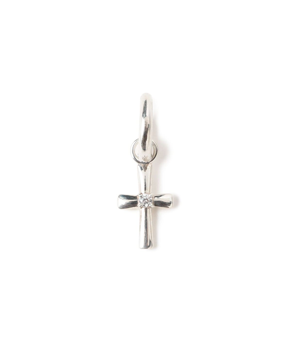 SHRINE / CROSS HOOP アクセサリー MEN SILVER ONE SIZE SHRINE / CROSS HOOP アクセサリー MEN SILVER ONE SIZE