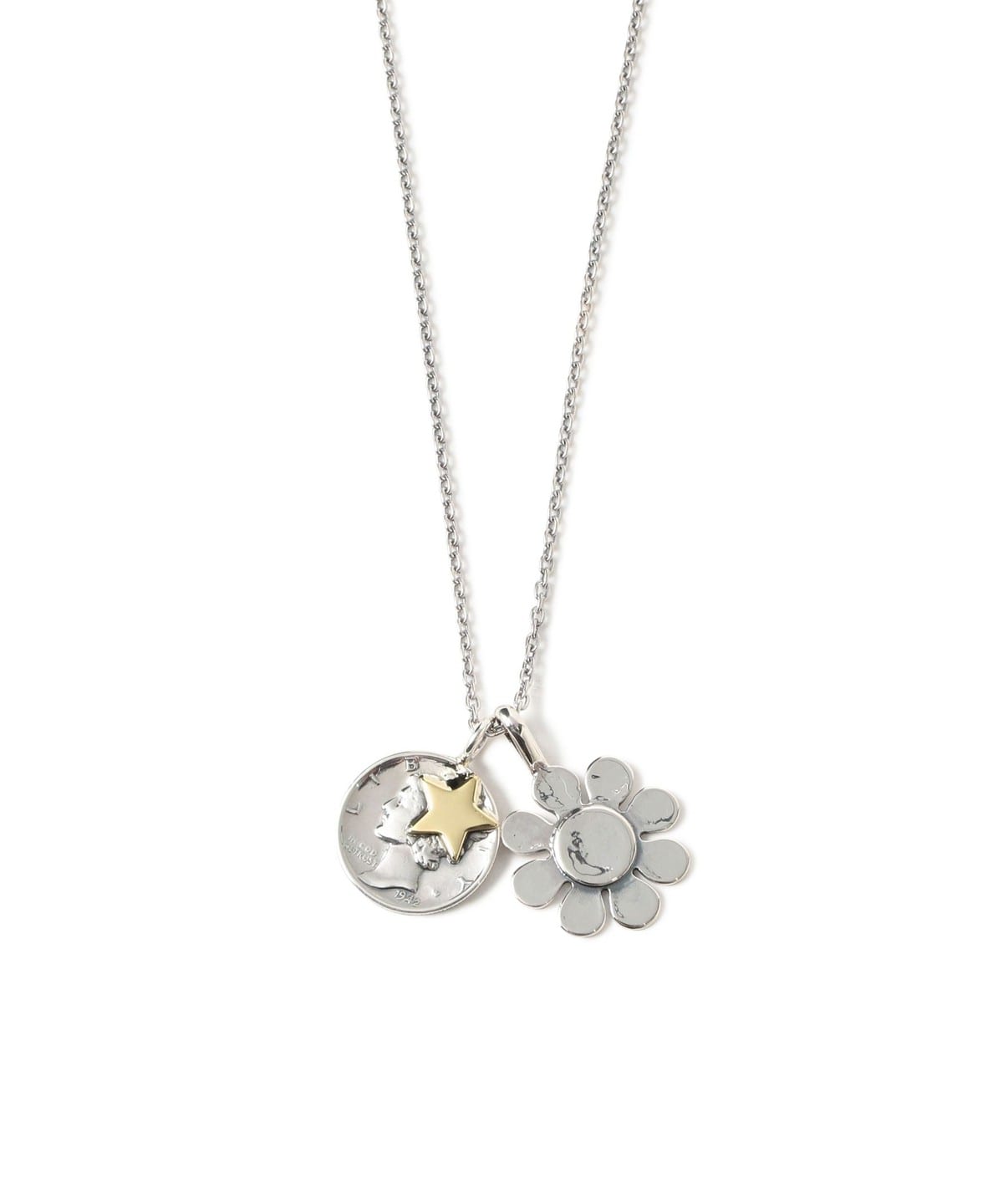 BEAMS（ビームス）NORTH WORKS / Flower Coin Necklace（アクセサリー