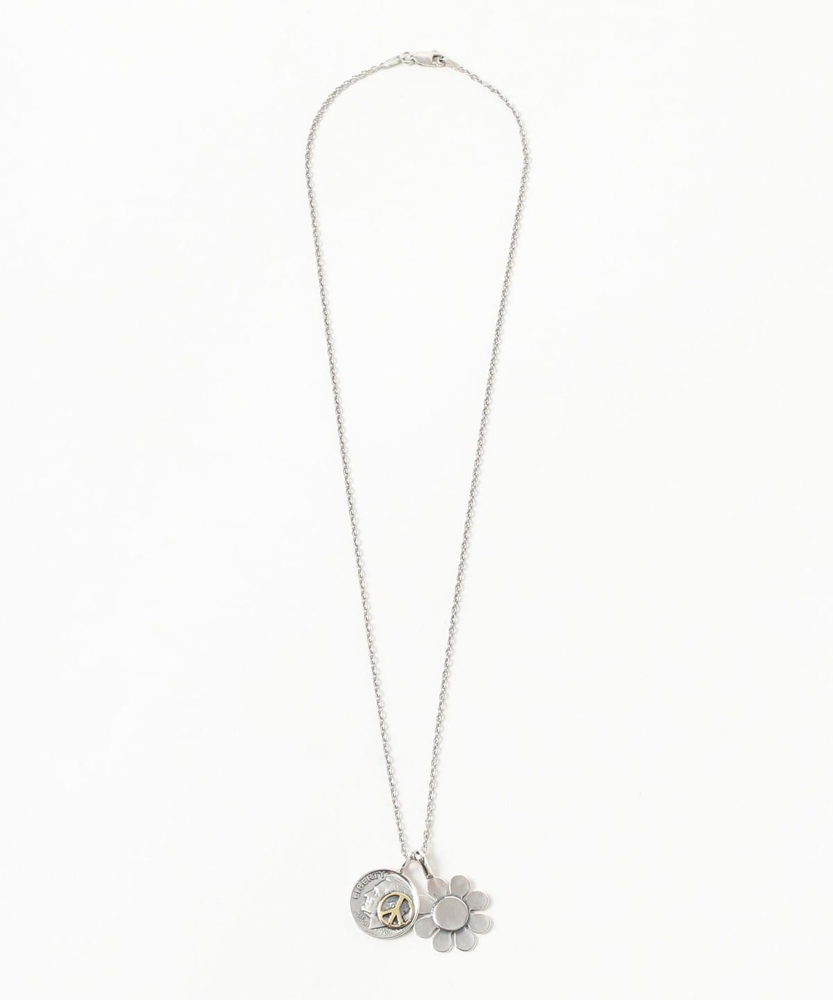 BEAMS（ビームス）NORTH WORKS / Flower Coin Necklace（アクセサリー 