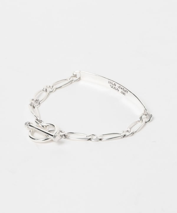 BEAMS（ビームス）XOLO / ID Oval Mutual Link Bracelet（アクセサリー