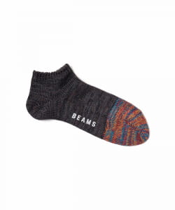 BEAMS / 男裝 雙色調 混色 船型襪