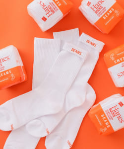BEAMS（ビームス）Hanes × BEAMS / 別注 Socks 2pieces pack（レッグ