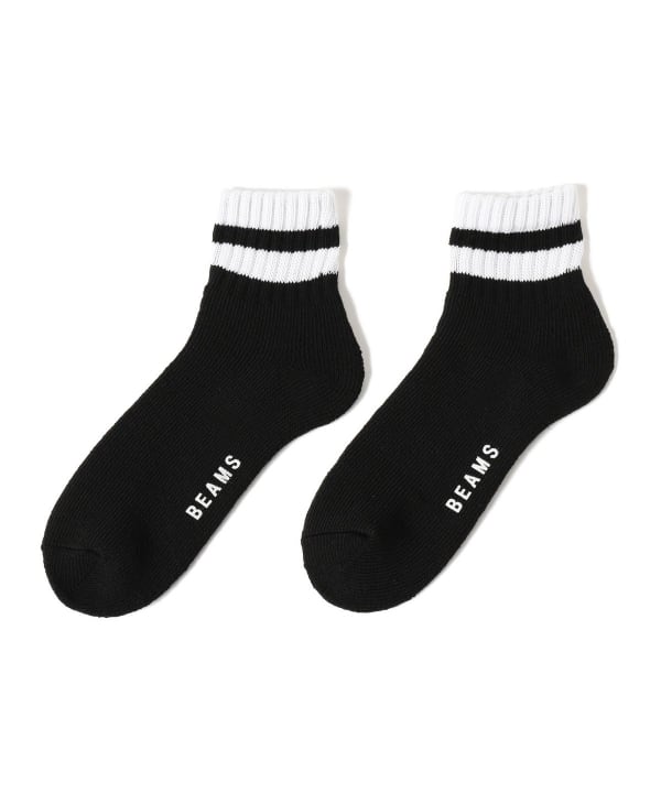 BEAMS（ビームス）ライン ソックス （2pack）（レッグウェア