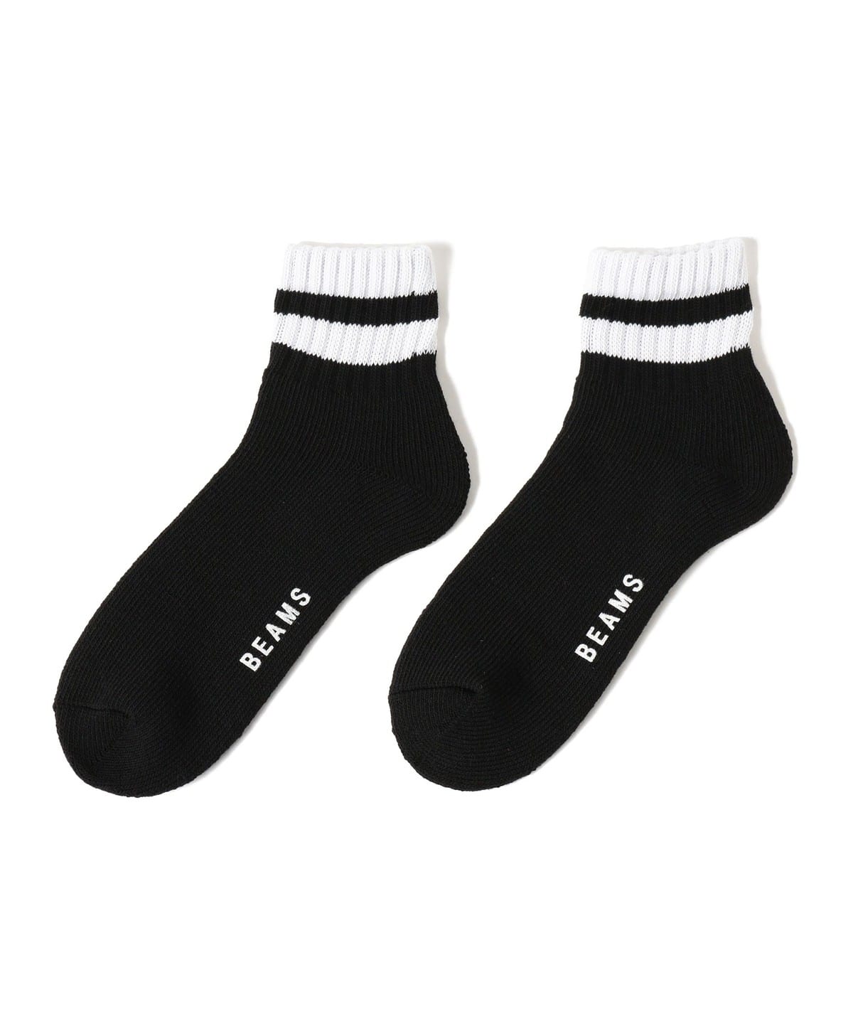 ライン ソックス (2pack) レッグウェア MEN BLACK ONE SIZE ライン ソックス (2pack) レッグウェア MEN BLACK ONE SIZE
