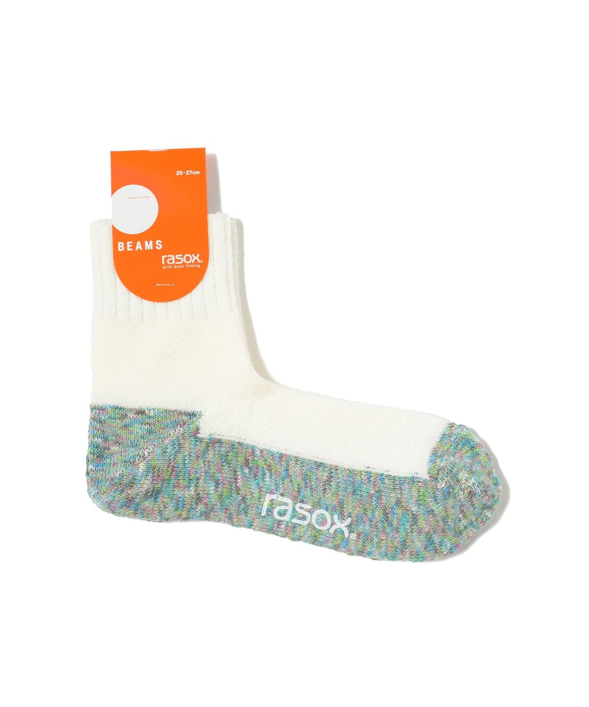 【別注】 rasox ラソックス / スプラッシュ ミッド ソックス レッグウェア MEN WHITE ONE SIZE 【別注】 rasox ラソックス / スプラッシュ ミッド ソックス レッグウェア MEN WHITE ONE SIZE