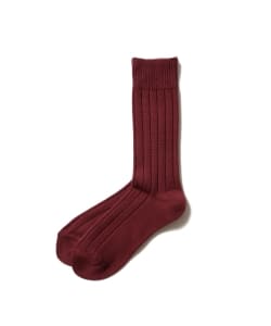 ▲BEAMS PLUS / ソリッドリブソックス
