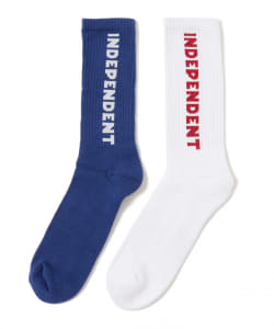 INDEPENDENT / BASELINE 2 PACK SOCKS